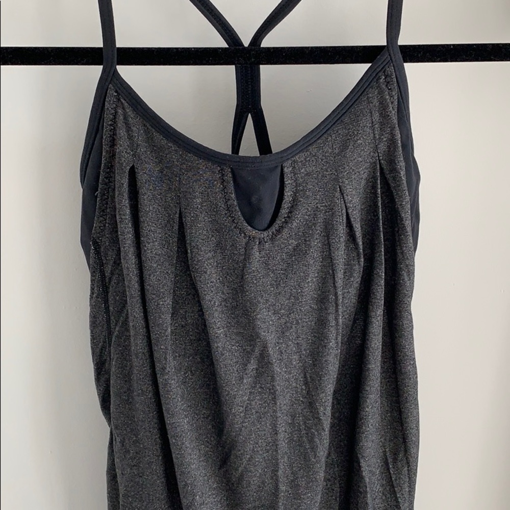Lululemon Grey Racerback Tank - Picture 2 of 5
